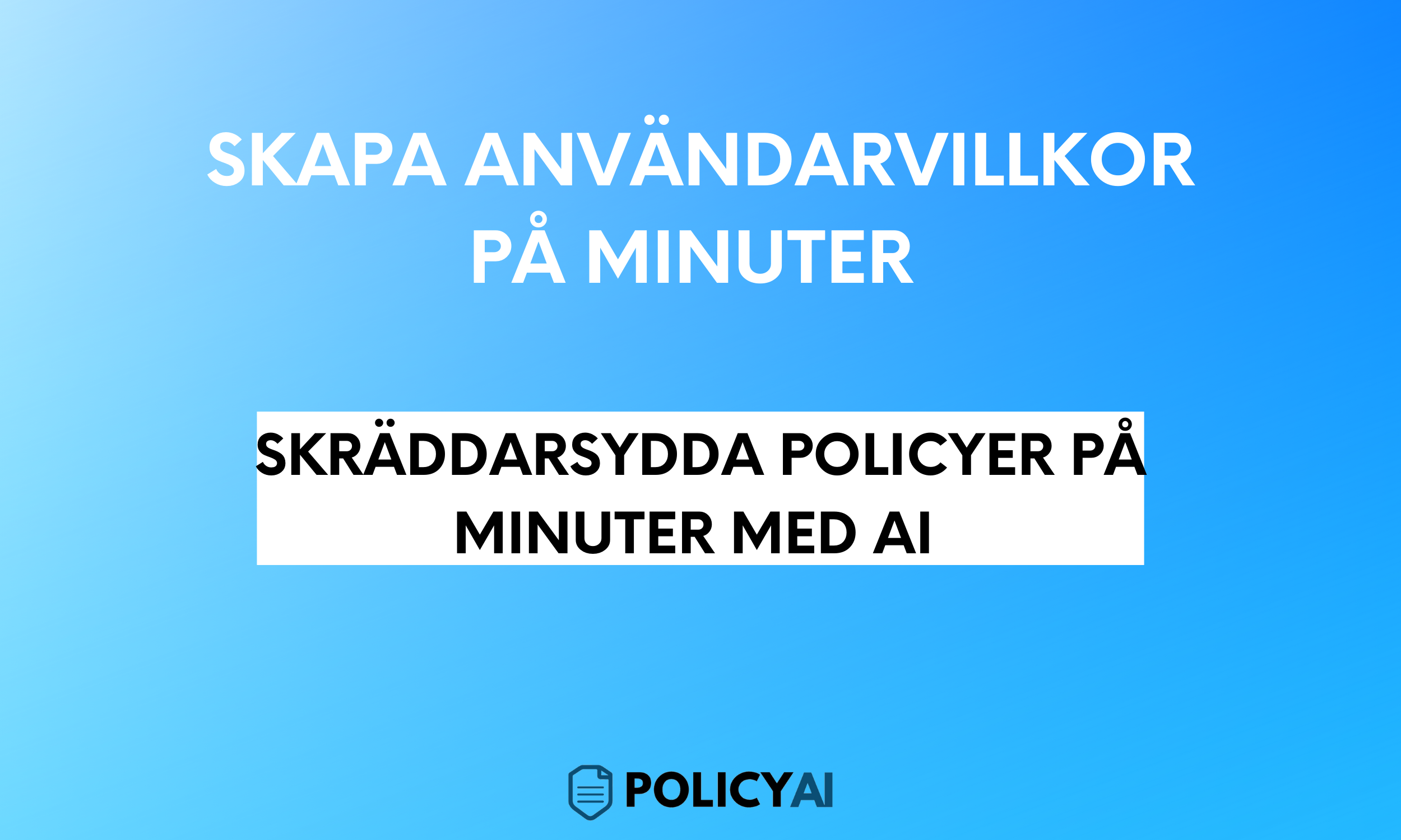 PolicyAI.se